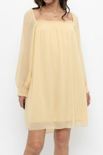 Load image into Gallery viewer, WILFRED x Butter Yellow Flowy Midi Dress (XS, S)