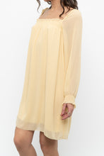 Load image into Gallery viewer, WILFRED x Butter Yellow Flowy Midi Dress (XS, S)