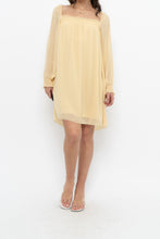 Load image into Gallery viewer, WILFRED x Butter Yellow Flowy Midi Dress (XS, S)