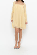 Load image into Gallery viewer, WILFRED x Butter Yellow Flowy Midi Dress (XS, S)
