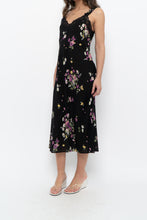 Load image into Gallery viewer, Vintage x OSCAR DE LA RENTA Pink Label Black Floral Lace Sem-sheer Midi Dress (S)