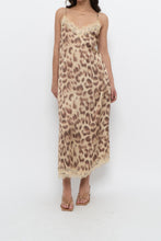 Load image into Gallery viewer, NOTSHY x Leopard Satin Lace Midi Dress (M, L)
