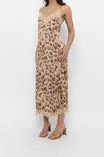 Load image into Gallery viewer, NOTSHY x Leopard Satin Lace Midi Dress (M, L)