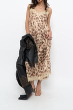 Load image into Gallery viewer, NOTSHY x Leopard Satin Lace Midi Dress (M, L)
