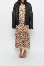 Load image into Gallery viewer, Vintage x Black, Brown Striped Leather Biker Jacket (XS-M)