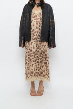 Load image into Gallery viewer, Vintage x Black, Brown Striped Leather Biker Jacket (XS-M)