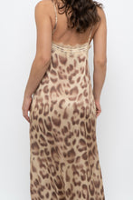 Load image into Gallery viewer, NOTSHY x Leopard Satin Lace Midi Dress (M, L)