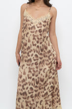 Load image into Gallery viewer, NOTSHY x Leopard Satin Lace Midi Dress (M, L)