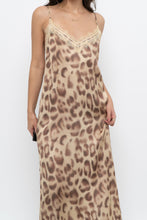 Load image into Gallery viewer, NOTSHY x Leopard Satin Lace Midi Dress (M, L)