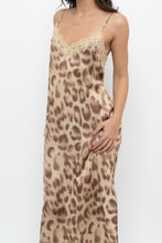 Load image into Gallery viewer, NOTSHY x Leopard Satin Lace Midi Dress (M, L)