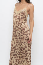 Load image into Gallery viewer, NOTSHY x Leopard Satin Lace Midi Dress (M, L)