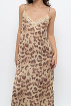 Load image into Gallery viewer, NOTSHY x Leopard Satin Lace Midi Dress (M, L)