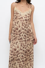 Load image into Gallery viewer, NOTSHY x Leopard Satin Lace Midi Dress (M, L)
