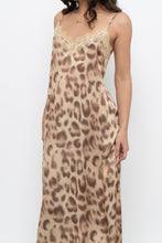 Load image into Gallery viewer, NOTSHY x Leopard Satin Lace Midi Dress (M, L)