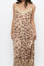 Load image into Gallery viewer, NOTSHY x Leopard Satin Lace Midi Dress (M, L)