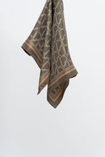 Load image into Gallery viewer, Vintage x Olive Green Patterned Scarf