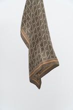 Load image into Gallery viewer, Vintage x Olive Green Patterned Scarf