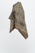 Load image into Gallery viewer, Vintage x Olive Green Patterned Scarf
