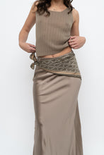 Load image into Gallery viewer, Vintage x Olive Green Patterned Scarf