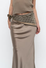Load image into Gallery viewer, Vintage x Olive Green Patterned Scarf