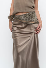 Load image into Gallery viewer, Vintage x Olive Green Patterned Scarf