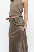 Load image into Gallery viewer, Vintage x Olive Green Patterned Scarf