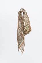 Load image into Gallery viewer, Vintage x Made in Japan x OSCAR DE LA RENTA Floral Silk Scarf
