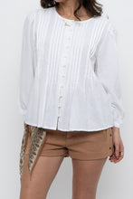 Load image into Gallery viewer, LEVI'S x White Cotton, Linen Buttoned Blouse (S, M)