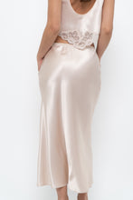 Load image into Gallery viewer, Vintage x Pale Pink Satin Stretchy Slip Skirt (XS-M)