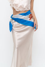 Load image into Gallery viewer, Vintage x Pale Pink Satin Stretchy Slip Skirt (XS-M)
