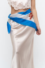 Load image into Gallery viewer, Vintage x Pale Pink Satin Stretchy Slip Skirt (XS-M)