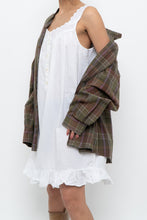 Load image into Gallery viewer, Vintage x EDDIE BAUER Olive Green, Purple Plaid Cotton Flannel (S-XL)