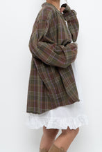 Load image into Gallery viewer, Vintage x EDDIE BAUER Olive Green, Purple Plaid Cotton Flannel (S-XL)