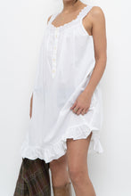 Load image into Gallery viewer, Vintage x White Cotton Lace Midi Dress (XS-M)
