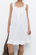 Load image into Gallery viewer, Vintage x White Cotton Lace Midi Dress (XS-M)
