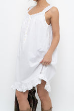 Load image into Gallery viewer, Vintage x White Cotton Lace Midi Dress (XS-M)