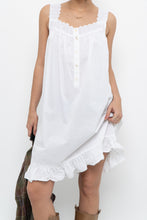 Load image into Gallery viewer, Vintage x White Cotton Lace Midi Dress (XS-M)