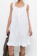 Load image into Gallery viewer, Vintage x White Cotton Lace Midi Dress (XS-M)