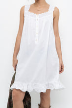Load image into Gallery viewer, Vintage x White Cotton Lace Midi Dress (XS-M)