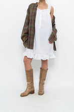 Load image into Gallery viewer, Vintage x White Cotton Lace Midi Dress (XS-M)