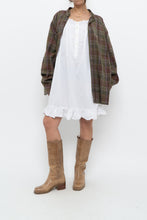 Load image into Gallery viewer, Vintage x White Cotton Lace Midi Dress (XS-M)