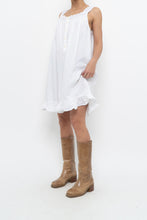 Load image into Gallery viewer, Vintage x White Cotton Lace Midi Dress (XS-M)