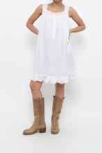 Load image into Gallery viewer, Vintage x White Cotton Lace Midi Dress (XS-M)