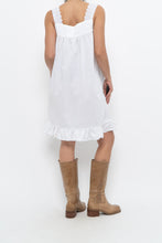 Load image into Gallery viewer, Vintage x White Cotton Lace Midi Dress (XS-M)