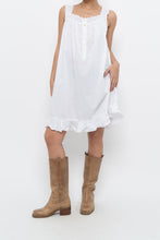 Load image into Gallery viewer, Vintage x White Cotton Lace Midi Dress (XS-M)