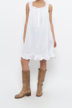 Load image into Gallery viewer, Vintage x White Cotton Lace Midi Dress (XS-M)
