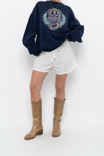 Load image into Gallery viewer, LA VIE EN ROSE x White Cotton Eyelette Lounge Short (L, XL)