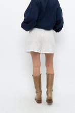 Load image into Gallery viewer, LA VIE EN ROSE x White Cotton Eyelette Lounge Short (L, XL)