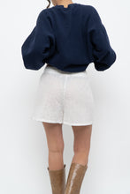 Load image into Gallery viewer, LA VIE EN ROSE x White Cotton Eyelette Lounge Short (L, XL)