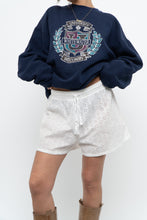 Load image into Gallery viewer, LA VIE EN ROSE x White Cotton Eyelette Lounge Short (L, XL)